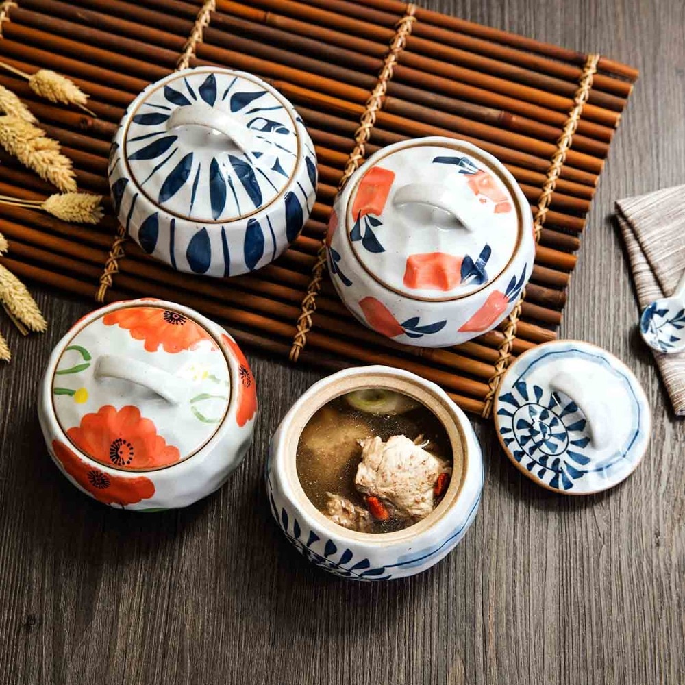 Ceramic Bowl with Lid Elegant Serving Bowl - Image 6