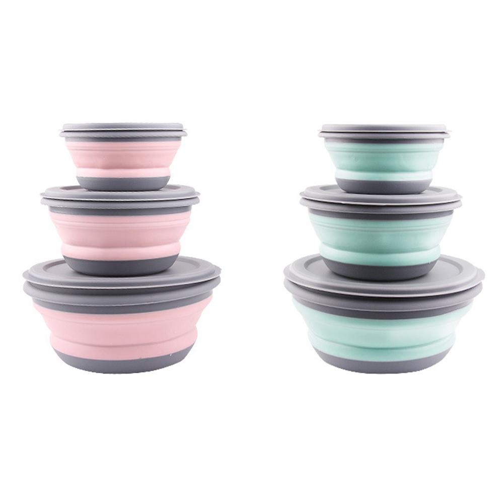 Collapsible Bowl Silicone Folding Bowl (3pcs) - Image 6