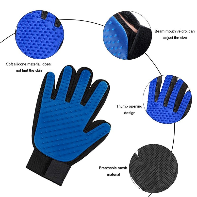 De-shedding Glove Pet Grooming Tool - Image 4