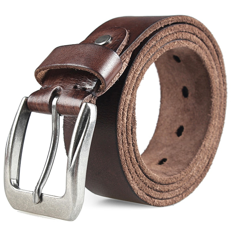 Leather Belts For Men Vintage Design - Image 2