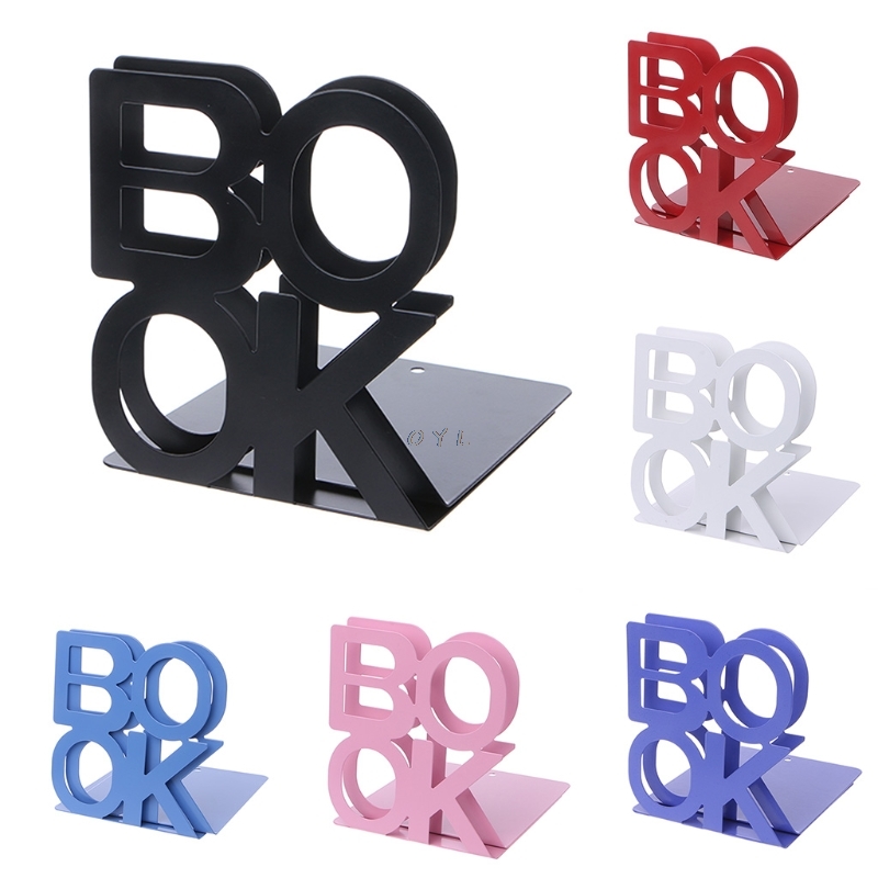 Bookends Metal Books Stand (2 pieces) - Image 6