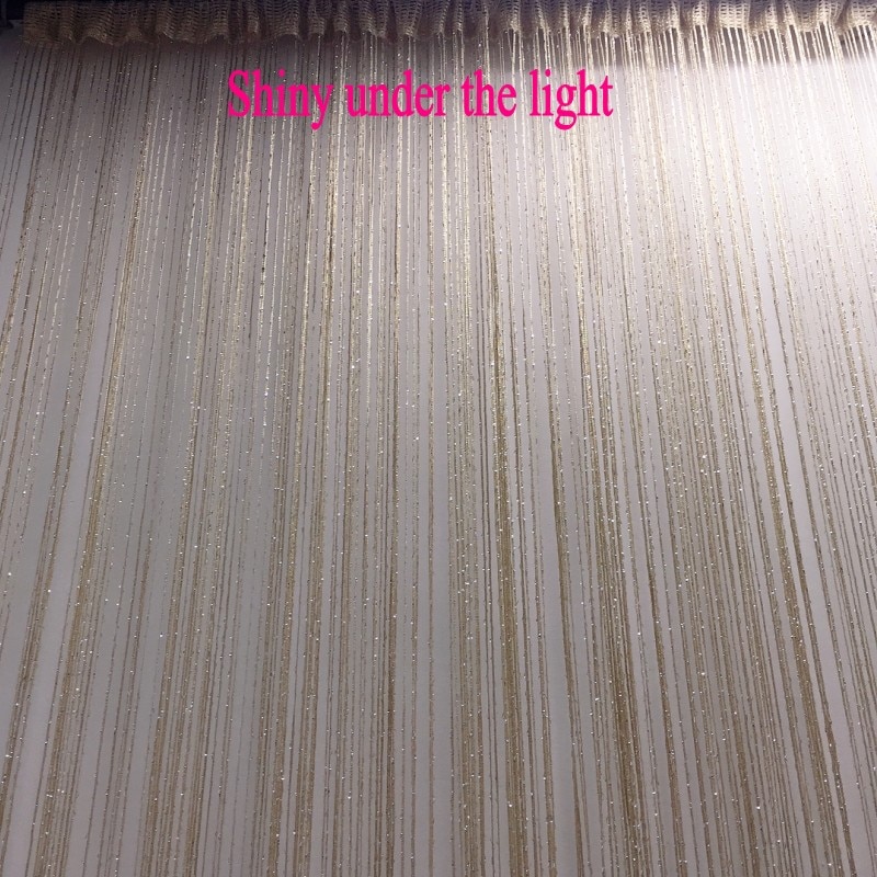 Beaded Door Curtains Shiny Tassel Drape - Image 4
