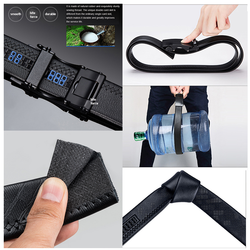 Genuine Leather Belt Mens Fashion - Image 2