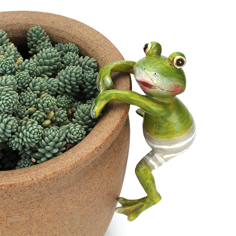 Frog Garden Ornaments Resin Set (4pcs) - Image 4