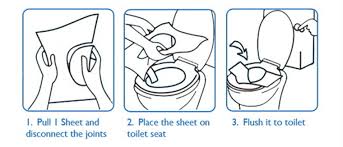 100pcs Flush-able Toilet Seat Covers - Image 2