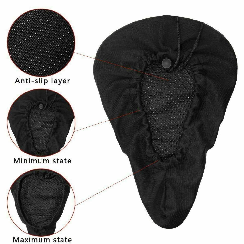 Padded Bicycle Seat Cover 3D Pad Cushion
