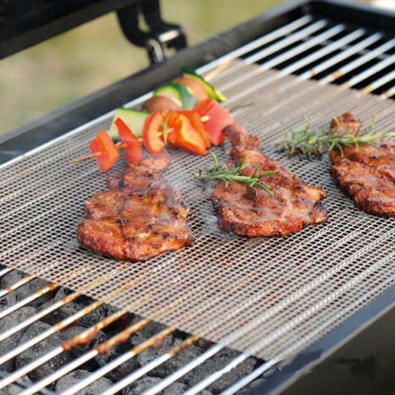 BBQ Grill Mesh Mat Nonstick Grid - Image 6