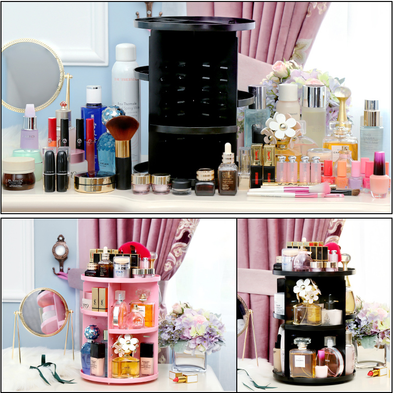 360 Rotating Makeup Organizer