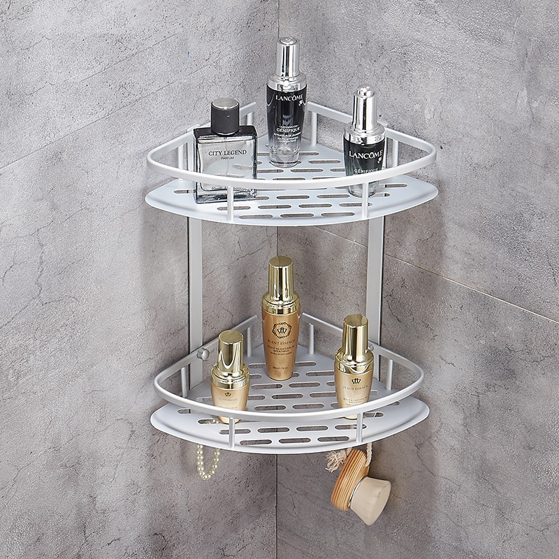 Bathroom Corner Shelf Storage Rack - Image 6