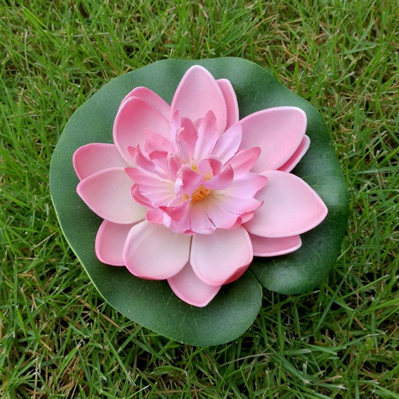 Artificial Water Lilies Pond Decoration (5 Pcs) - Image 5