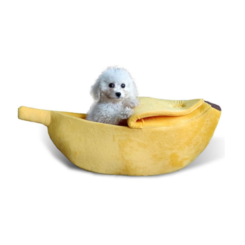 Banana Cat Bed Cozy Pet Cushion - Image 4