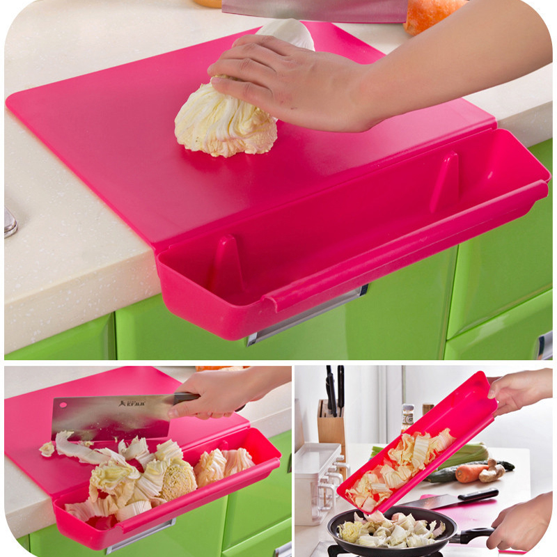 2in1 Plastic Chopping Board Non-Slip Mat - Image 5