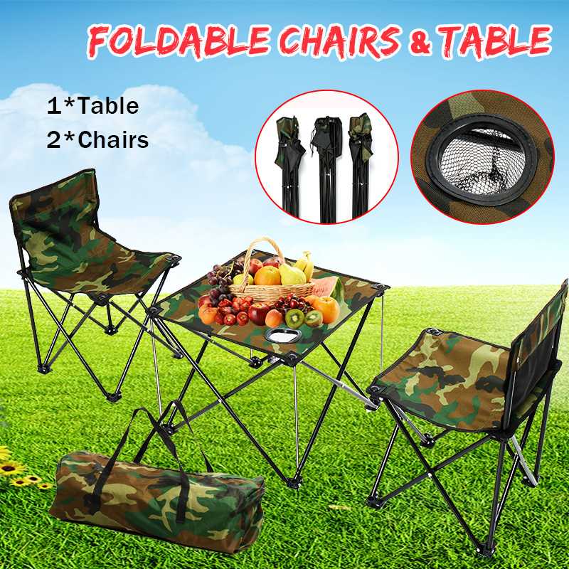 Camping Chairs and Table Set - Image 4