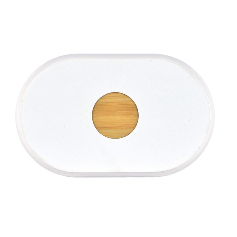 Bamboo Soap Dish Rack Container with Lid - Image 4