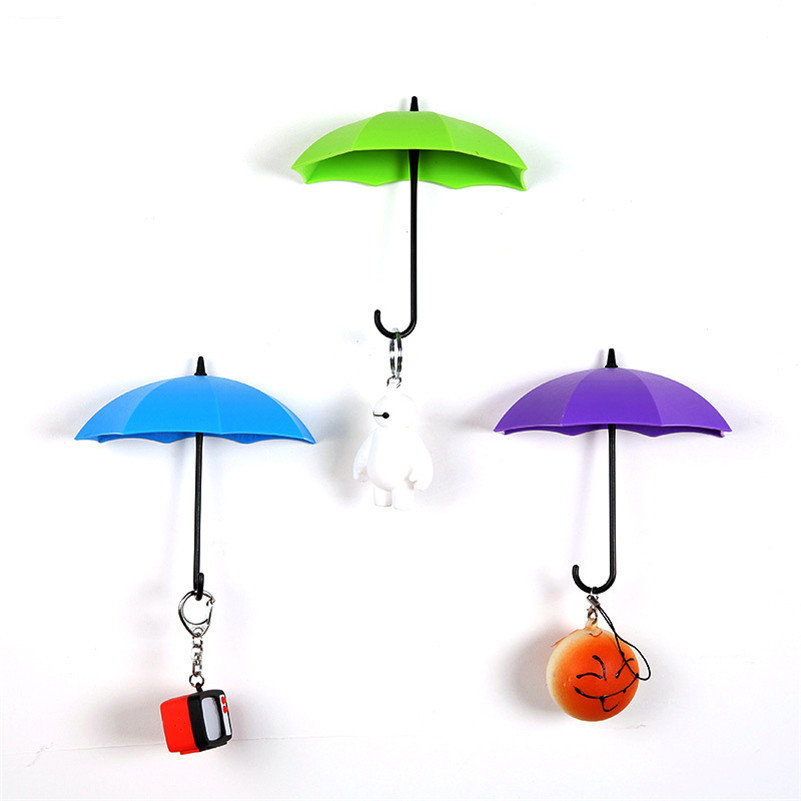 3D Umbrella Shaped Key Holder (Set of 3) - Image 4
