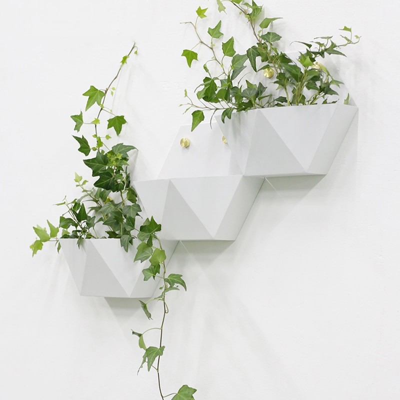 Geometric Plant Pot Wall-Mount Planter - Image 6