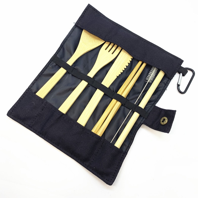Bamboo Flatware Travel Set - Image 3