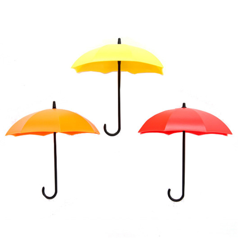 3D Umbrella Shaped Key Holder (Set of 3) - Image 2