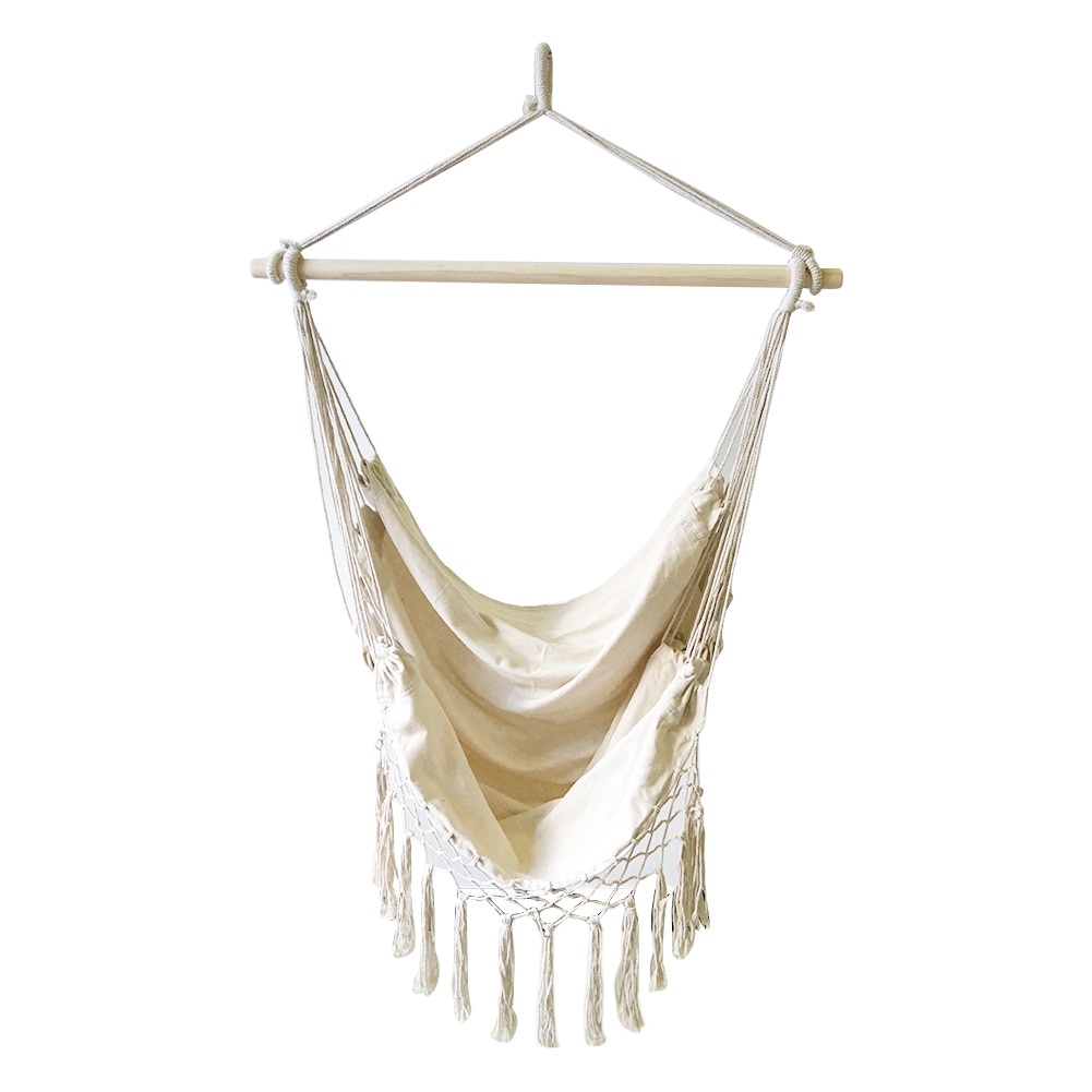 Boho Hanging Chair Rope Hammock - Image 5