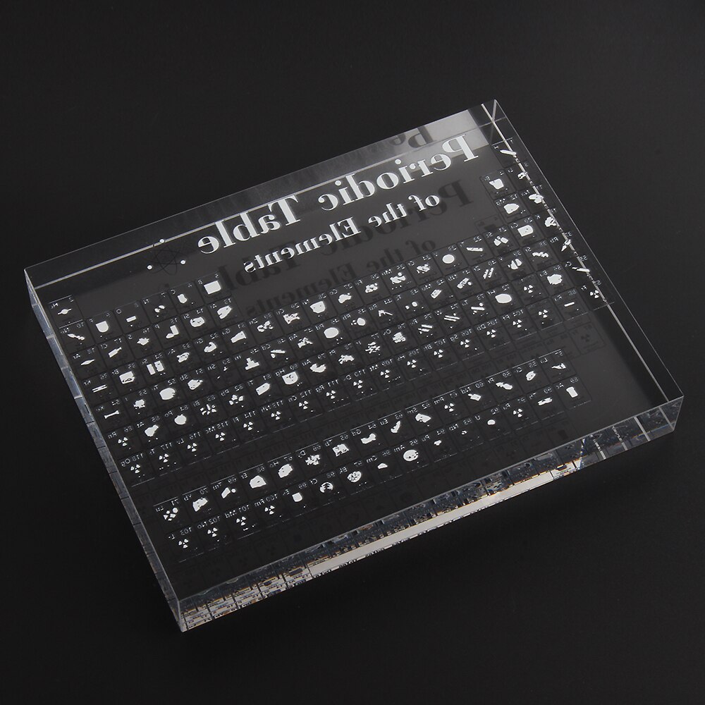 Acrylic Periodic Table Chemistry Tool