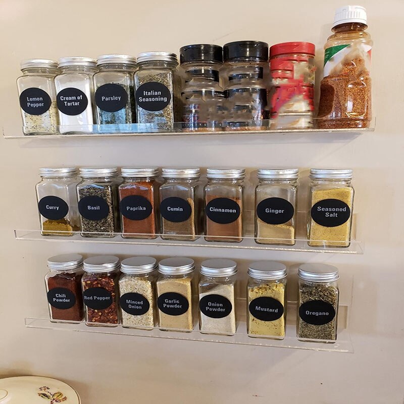Clear Wall Shelves Acrylic Racks (3pcs) - Image 3
