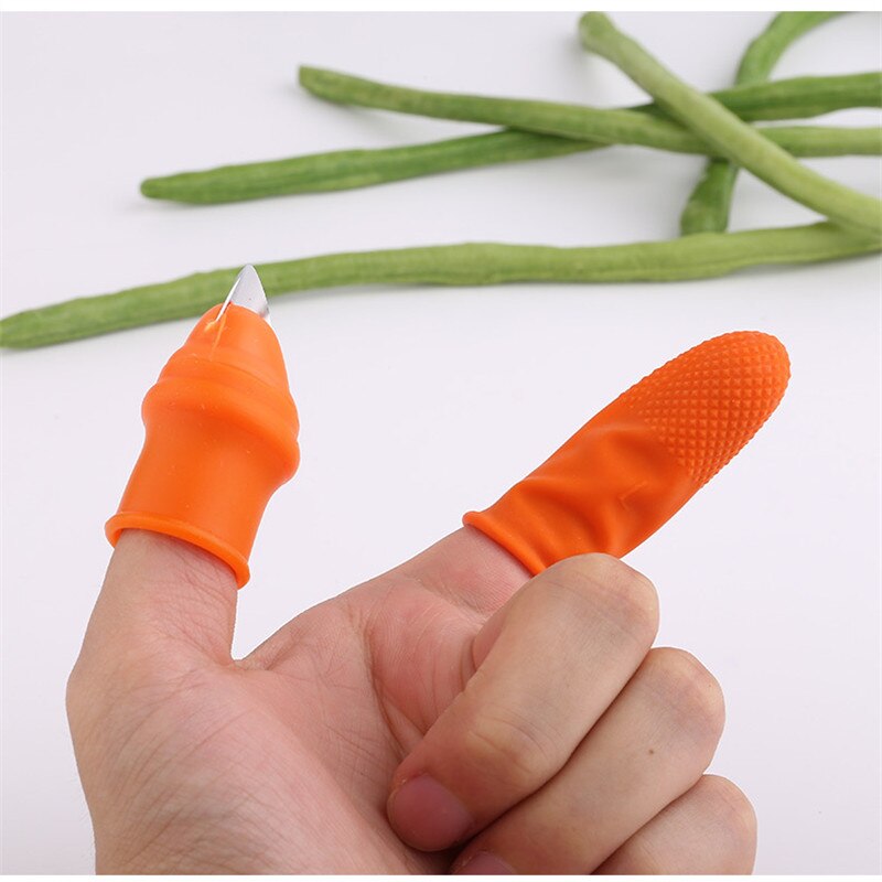 Gardening Thumb Knife Silicone Finger Glove - Image 3