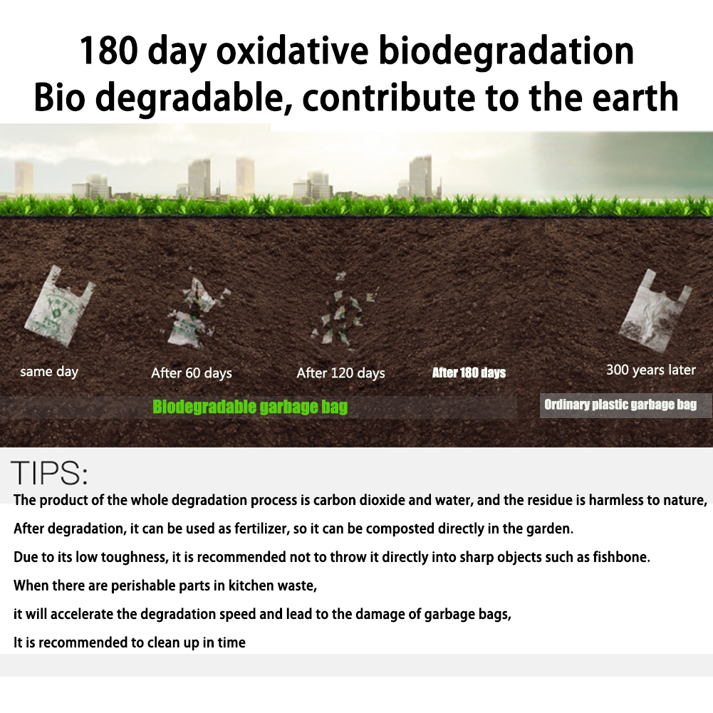 Biodegradable Trash Bags 100PCS Set - Image 3