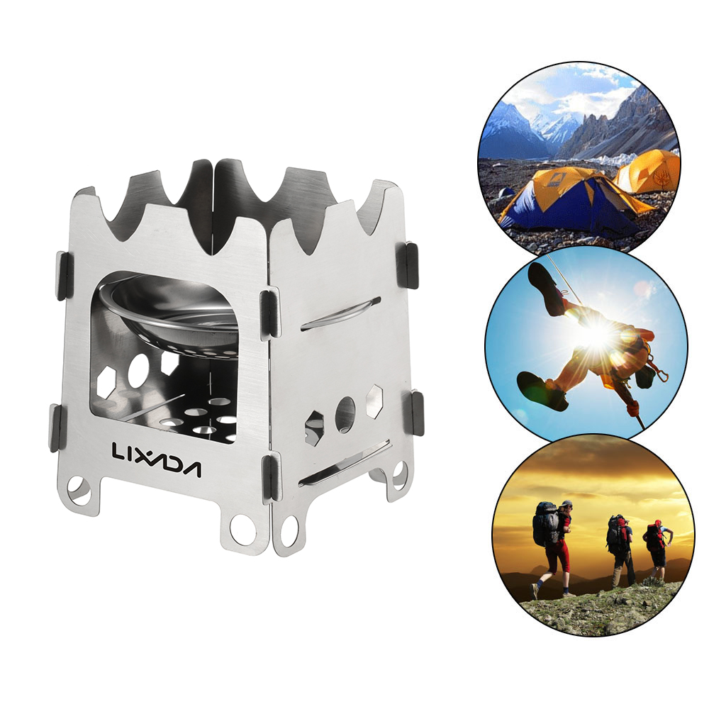 Camping Wood Stove Folding Burner - Image 2