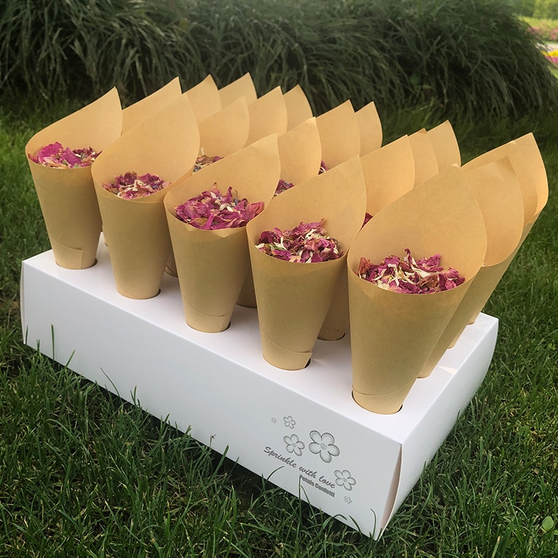Confetti Cones 20PCS with Tray - Image 4