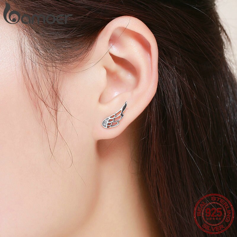 Angel Wing Earrings Ladies Stud Earrings - Image 2