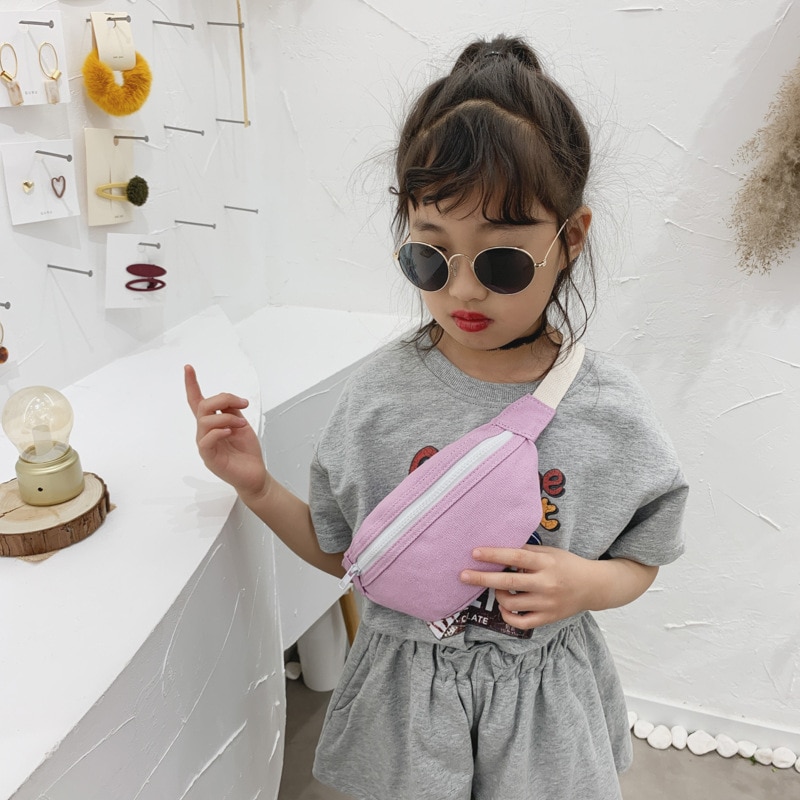Adjustable Mini Canvas Kids Fanny Pack - Image 4