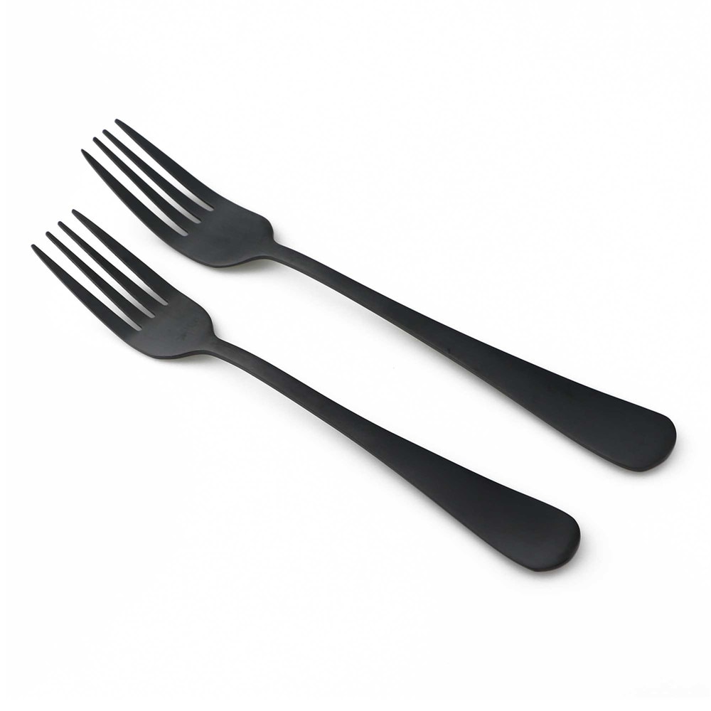 Black Cutlery Set Stainless Dinnerware - Image 4