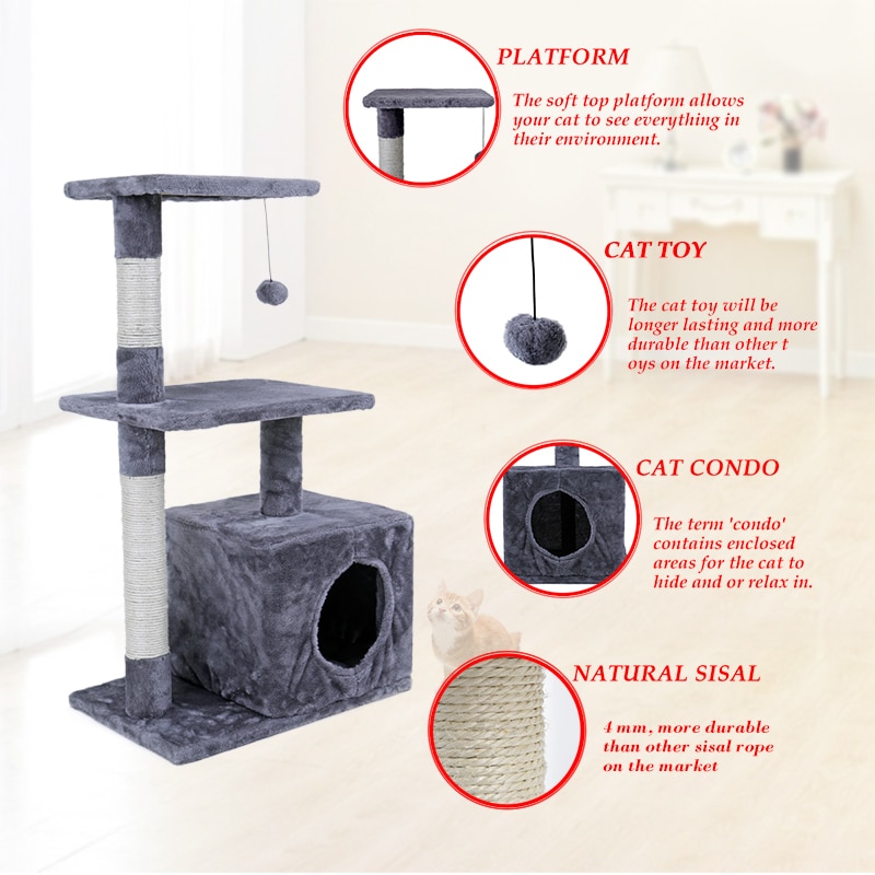 Cat Climbing Tree Functional Toy - Image 5