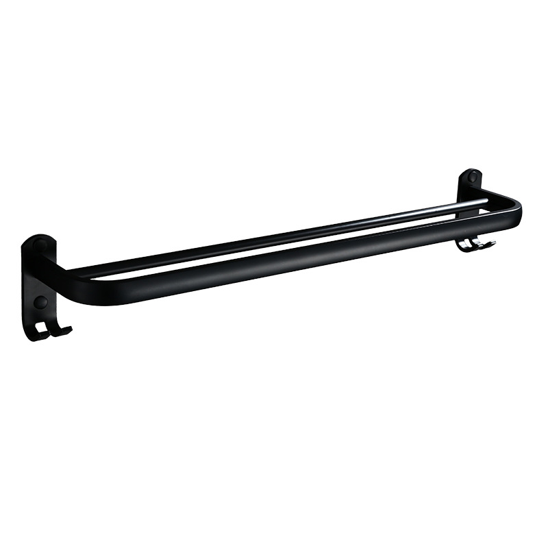 Double Towel Bar Aluminum Rack - Image 4