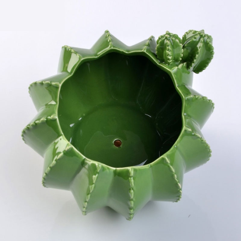 Cactus Pot Ceramic Home Decor - Image 3