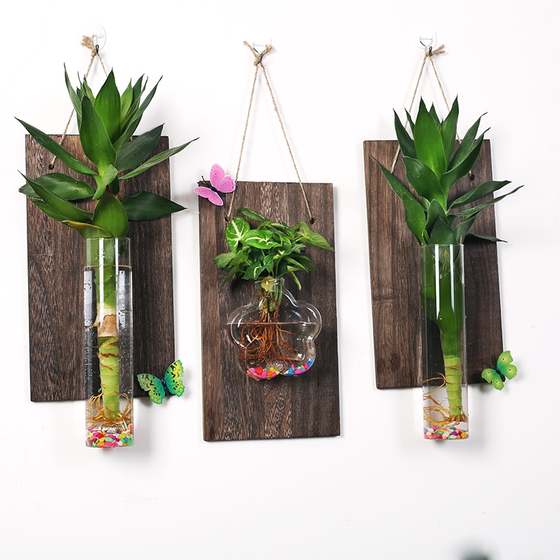 Glass Plant Pots Wall Vase - Image 6