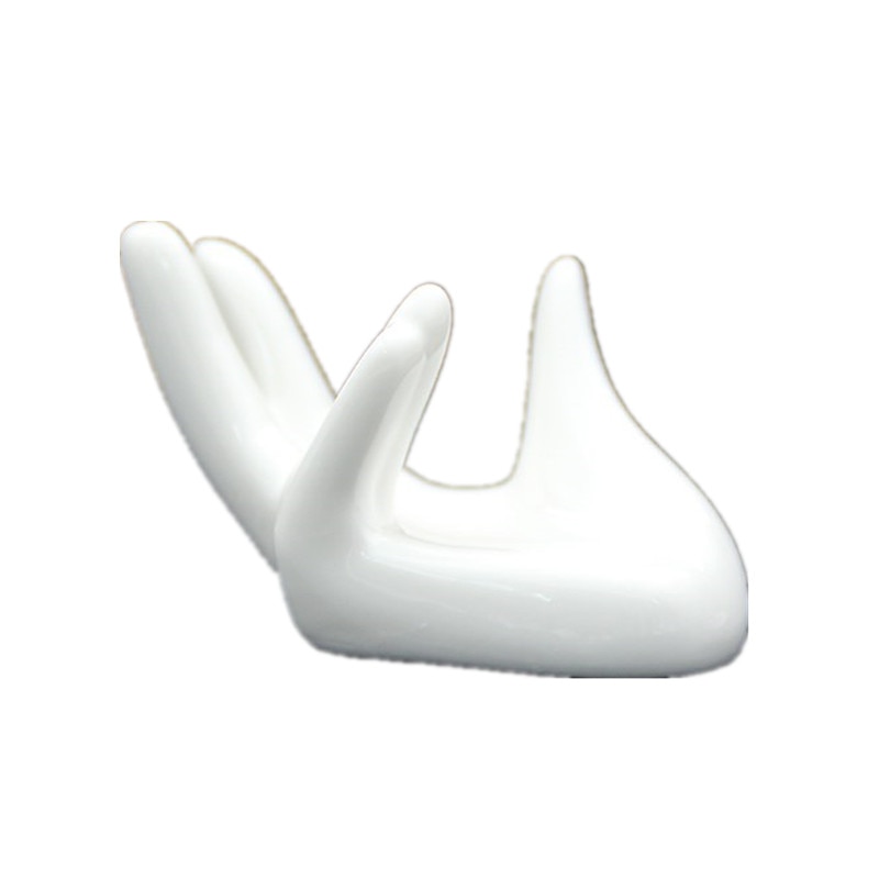 Ceramic Egg Holder Hand Shape Design - Image 2