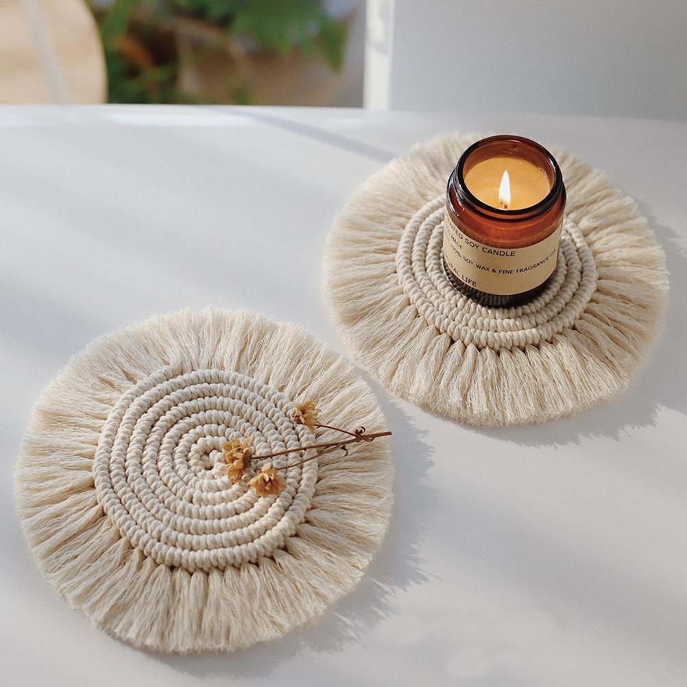 Braided Rope Coaster Macrame - Image 6