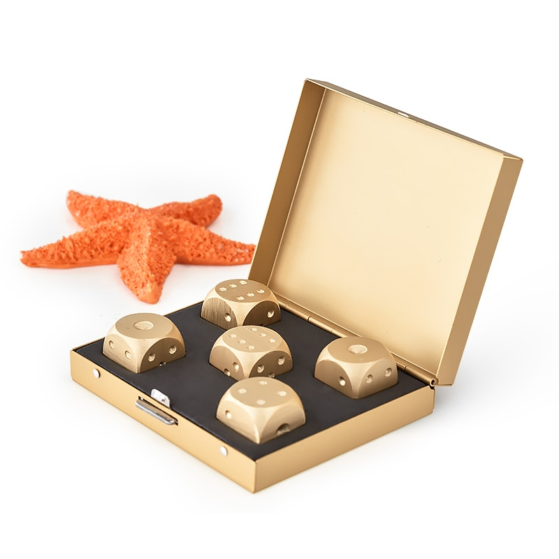 Dice Set Aluminum Whiskey Stones - Image 6