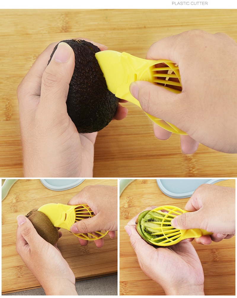 Avocado Cutter Crusher Corer and Storage Set - Image 5