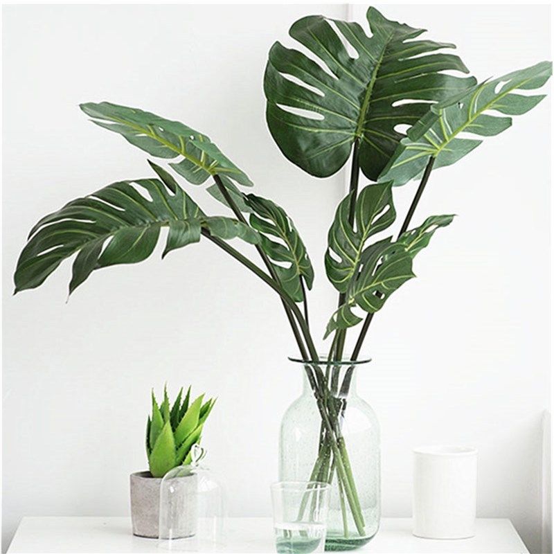 Artificial Monstera Leaves Decor (10 Pcs)