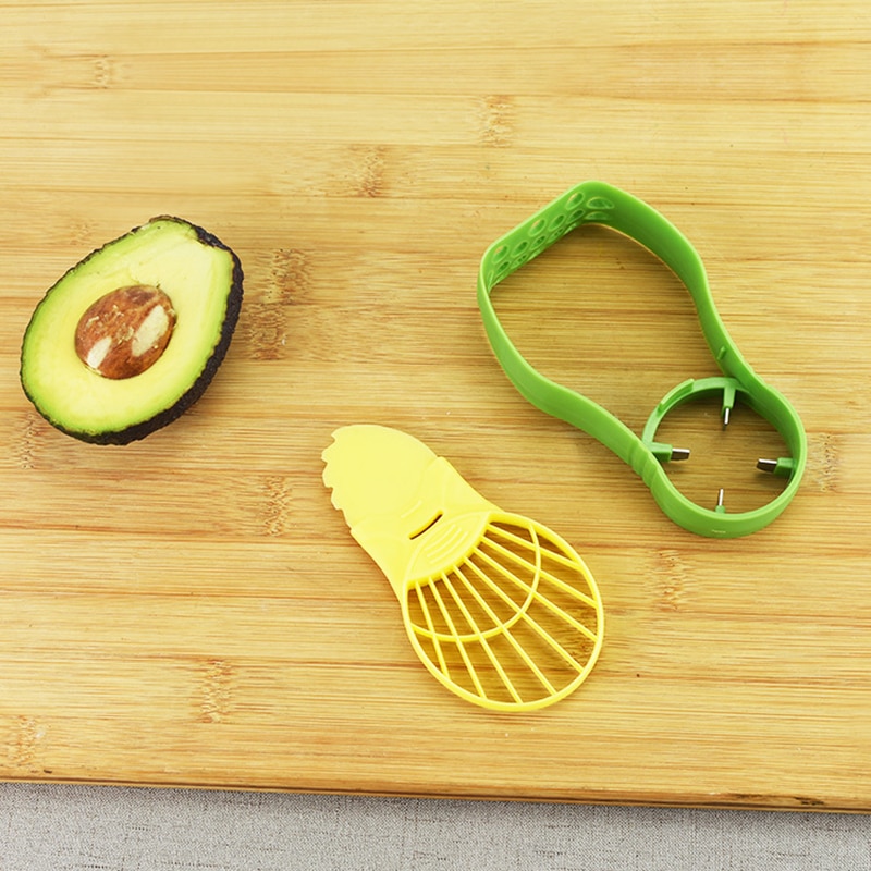Avocado Cutter Crusher Corer and Storage Set - Image 4