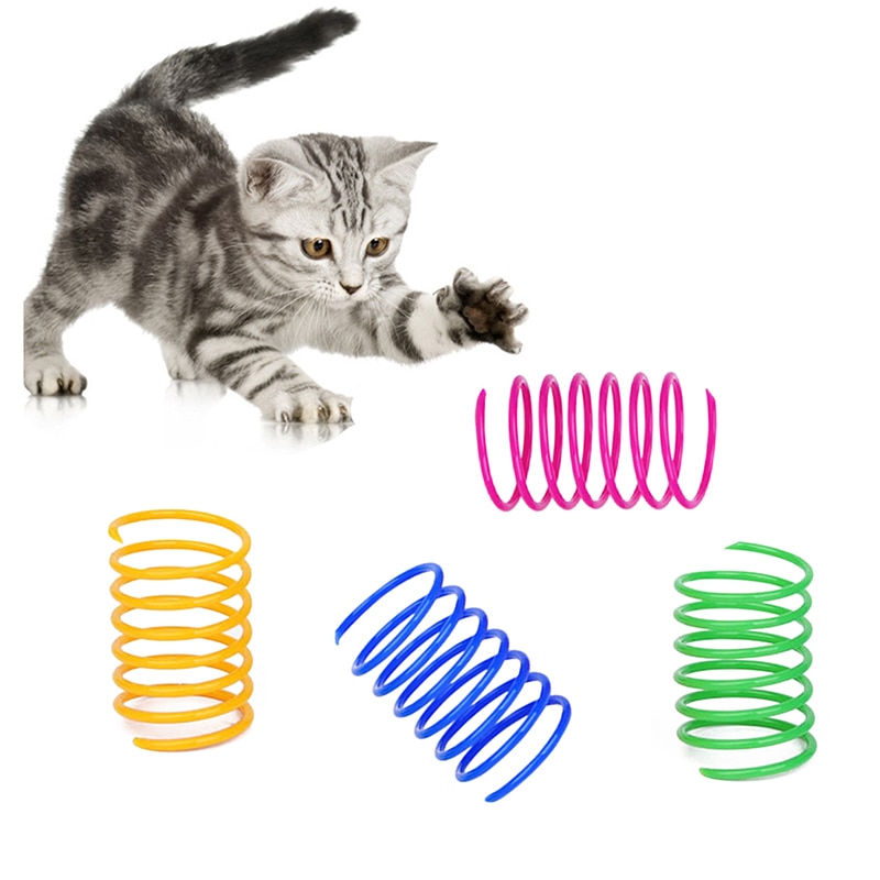 Cat Spring Toys Pet Interactive Coil (8 pcs) - Image 3
