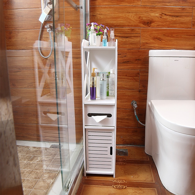 Corner Bathroom Cabinet Storage Organizer - Image 5