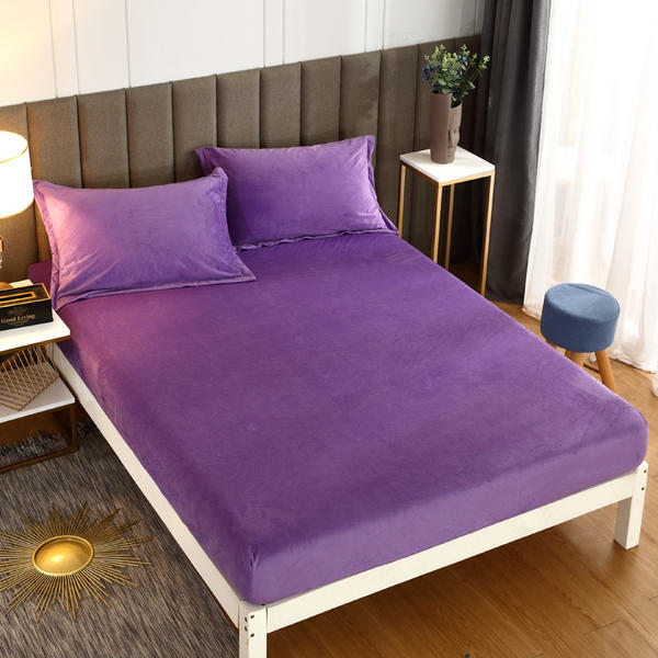 Bed Sheet Cover Flannel Fitted Sheet - Image 5