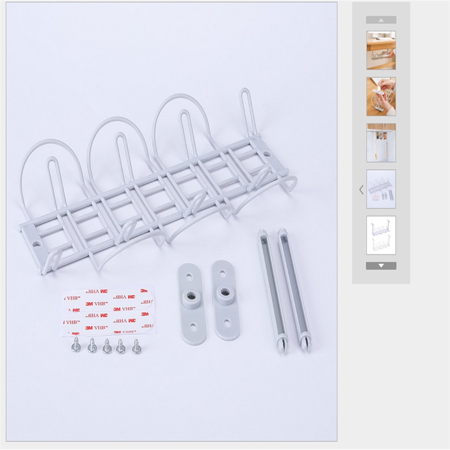 Desk Cable Manager Cord Rack Shelf