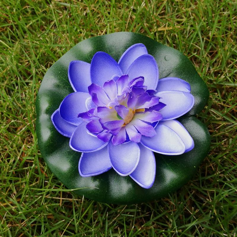 Artificial Water Lilies Pond Decoration (5 Pcs) - Image 2