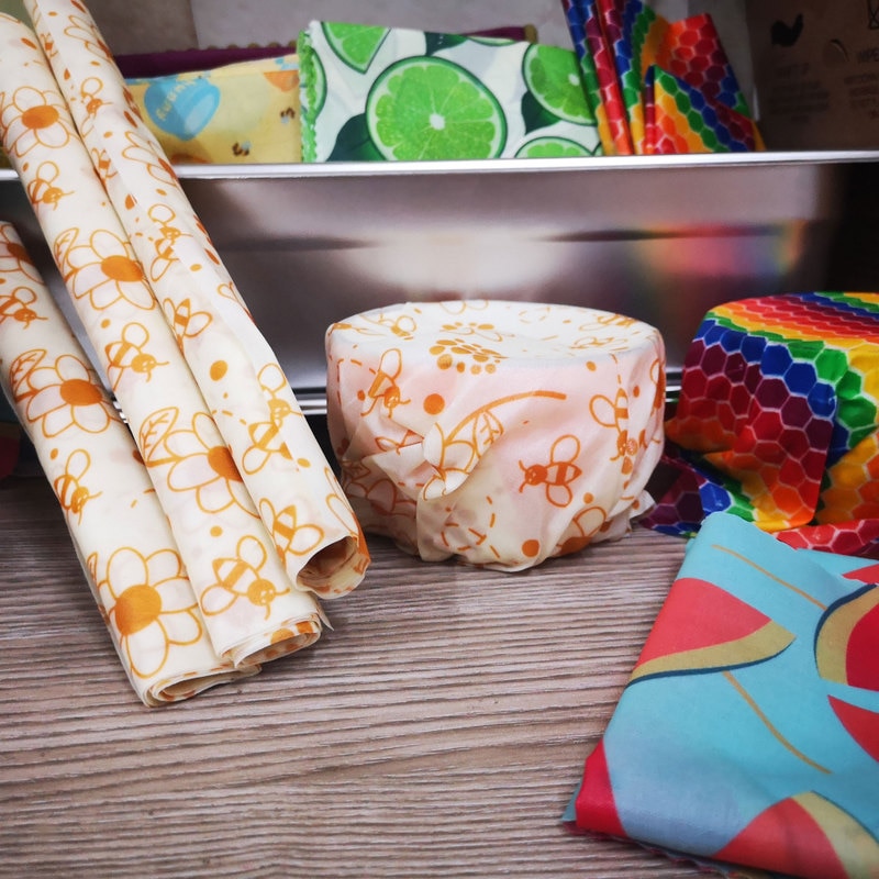 Beeswax Food Wrap Reusable Sheet - Image 5