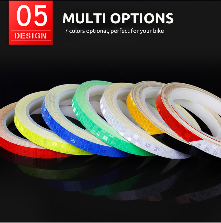 Bike Reflective Sticker Waterproof Strip - Image 4