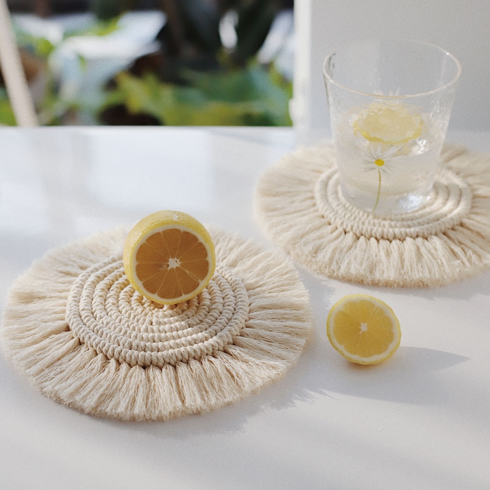Braided Rope Coaster Macrame - Image 4